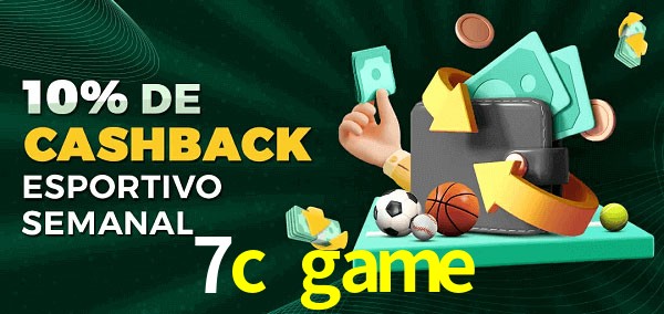 10% de bônus de cashback na 7c game